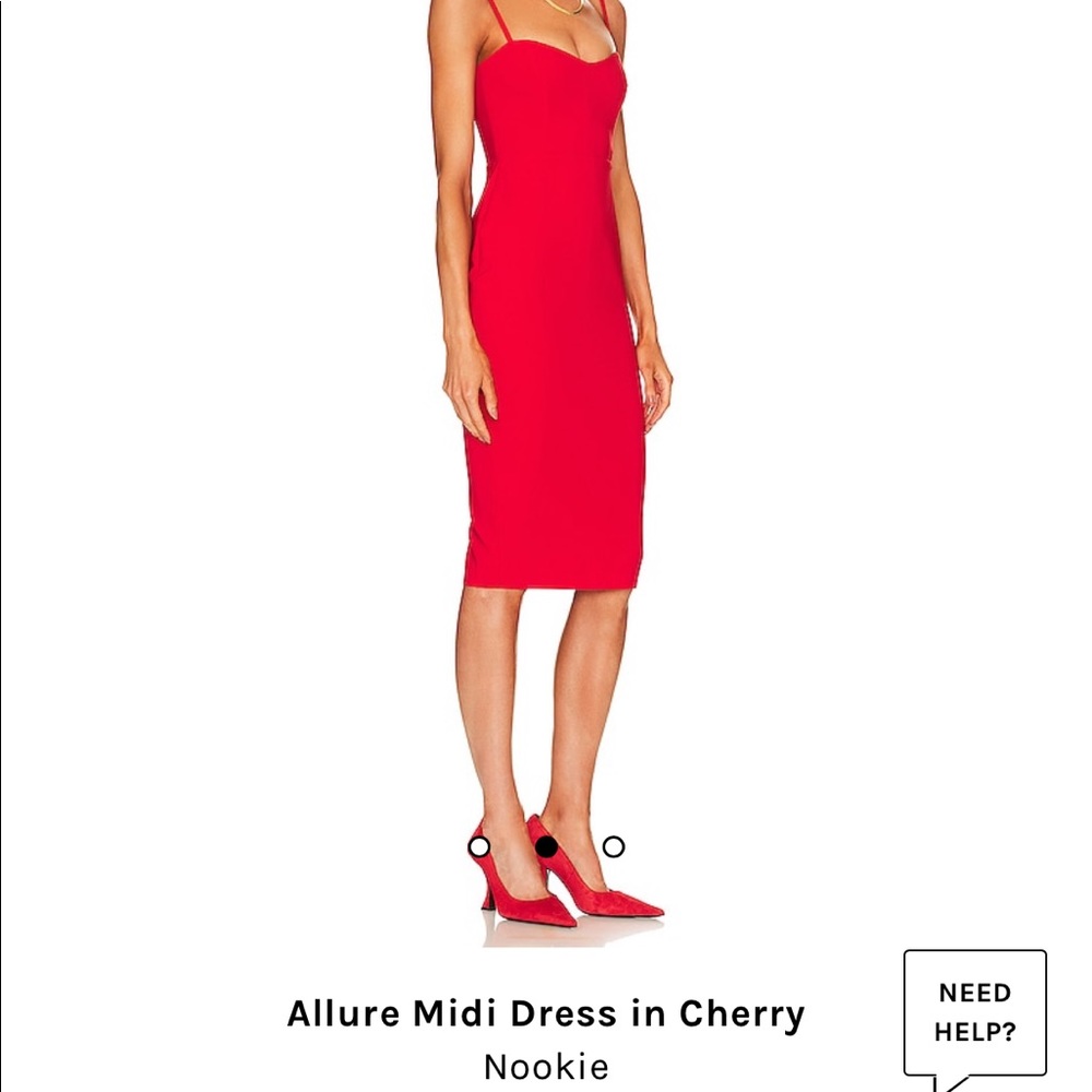 Revolve Nookie Allure MIDI dress size Large